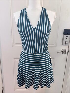 Free People Polly Mini Dress XS | NWT Blue White Stripe